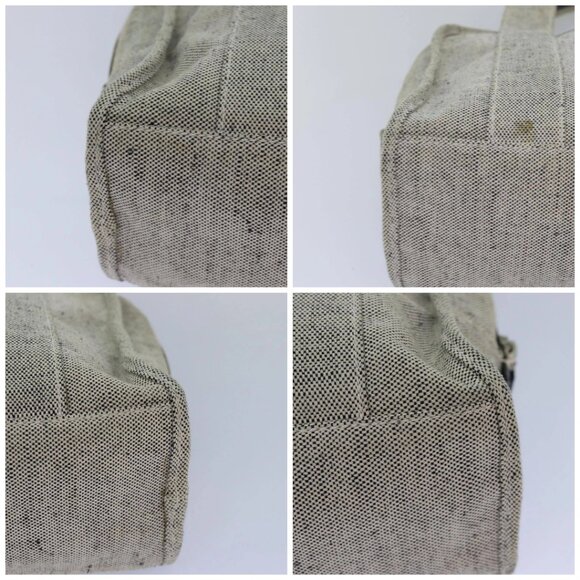 PRADA Hand Bag Canvas Gray Auth - Picture 16 of 16